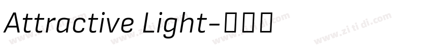 Attractive Light字体转换